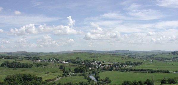 Dalry viewed from Waterside Hill